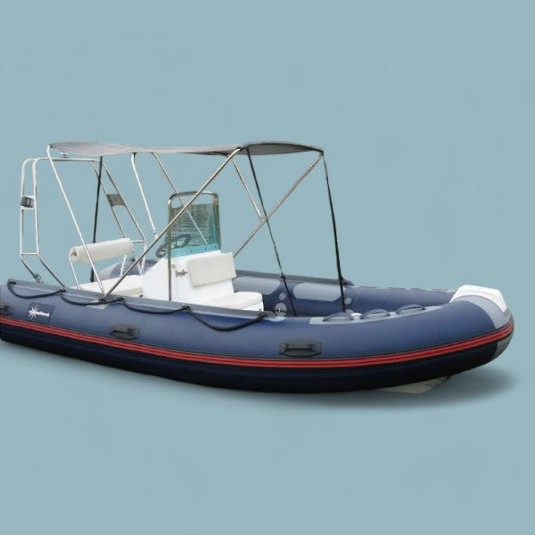 Radarbeugel 430/480 met Verlichting – RVS Dubbele Buis Uitvoering