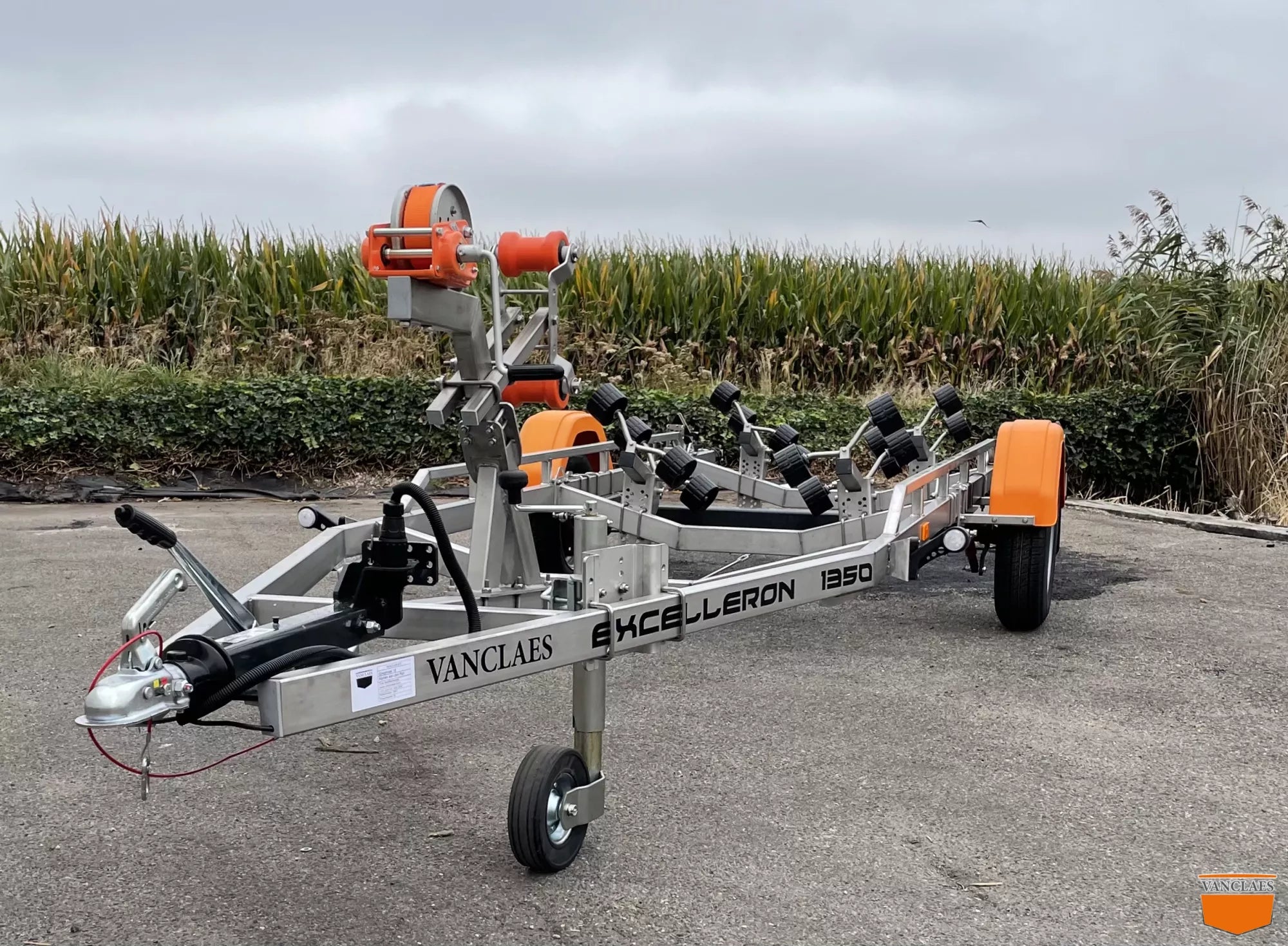 Vanclaes Wave 1350-550 geremde boottrailer