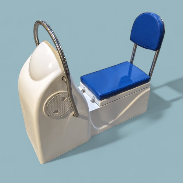 Jockey Seat met Rugleuning – Comfort & Opbergruimte