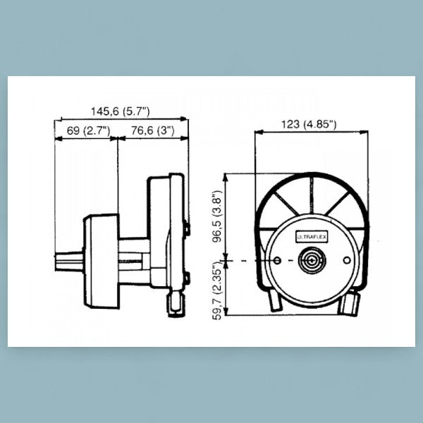 Ultraflex T85 Kabelbesturing Unit – Geschikt voor M66 Stuurkabel