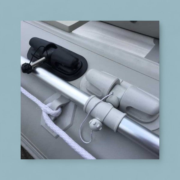 Roeidol met houder (set)