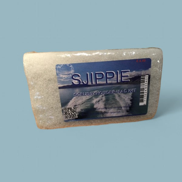 Sjippie Scrub-Houder met Pad – Voor PVC en Rubberboten