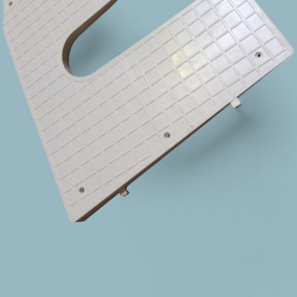 Spiegelschutz – Kunststoff, Weiß (22 mm auf 1 mm Verlauf)