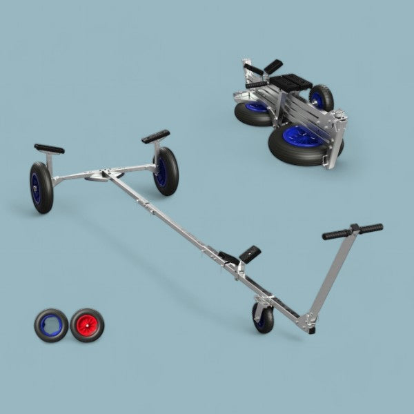 Opvouwbare Strandtrailer voor Rubberboten