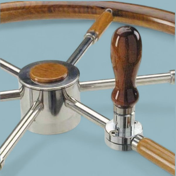 Wegklapbare Stuurpen – RVS met Mahonie Hout