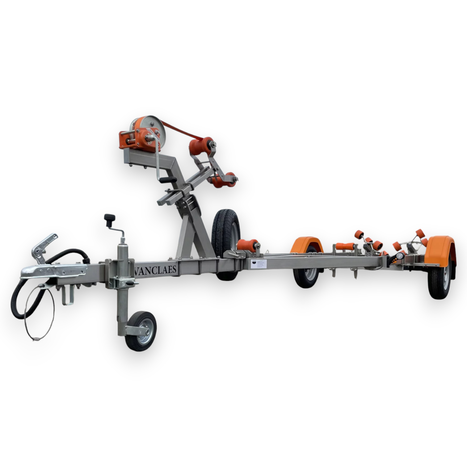 Vanclaes Wave 500-450 ongeremde boottrailer