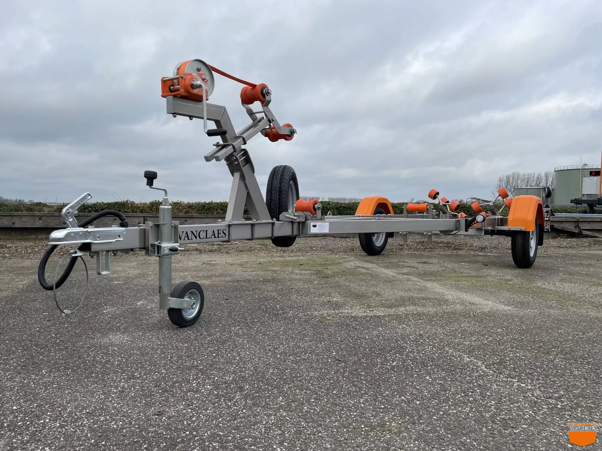Vanclaes Wave 500-450 ongeremde boottrailer