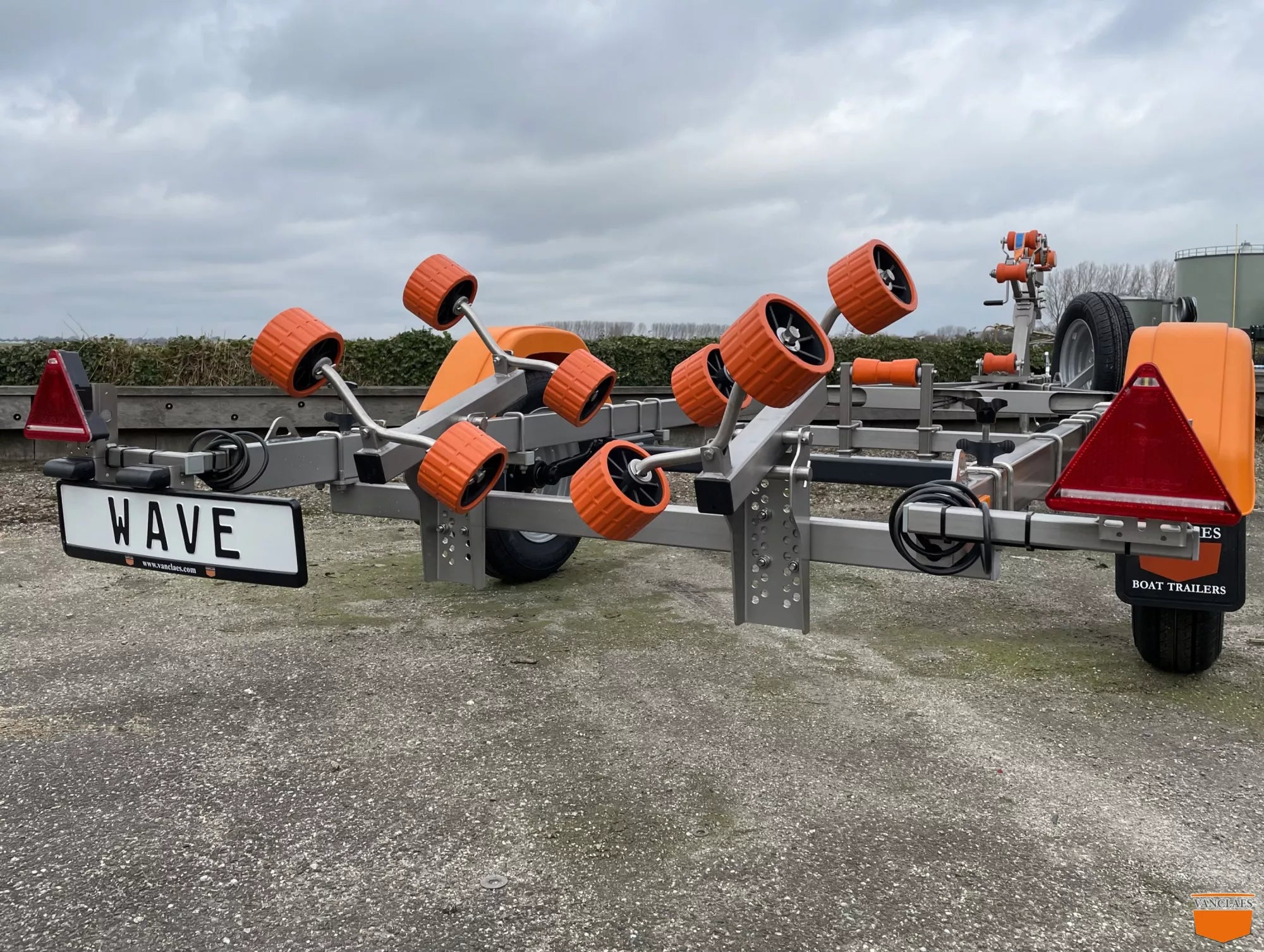 Vanclaes Wave 750-525 ongeremde boottrailer