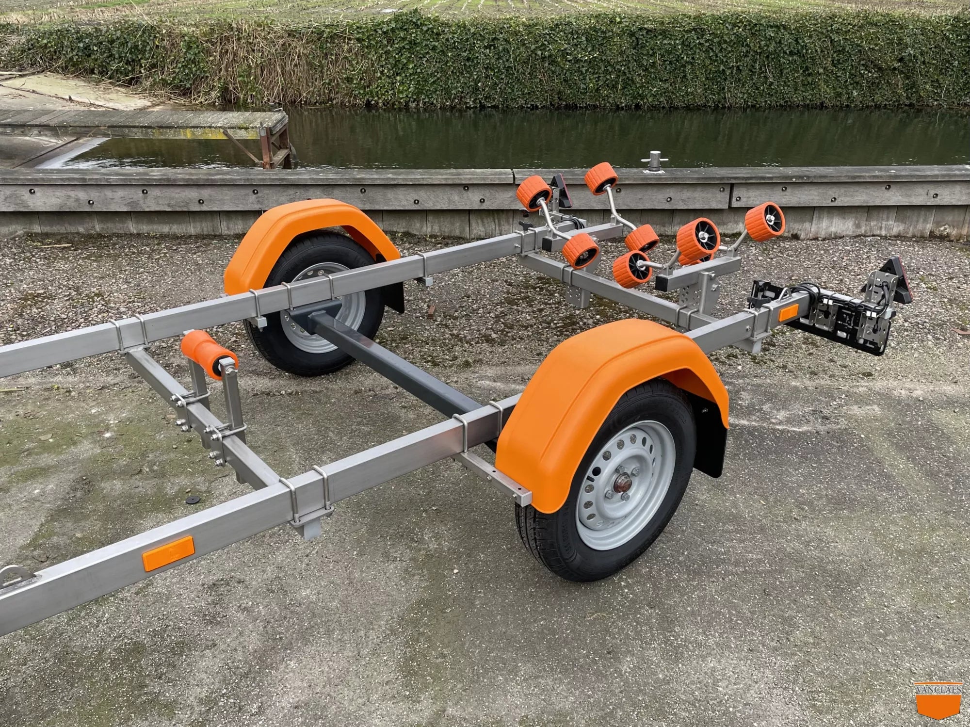Vanclaes Wave 750-525 ongeremde boottrailer