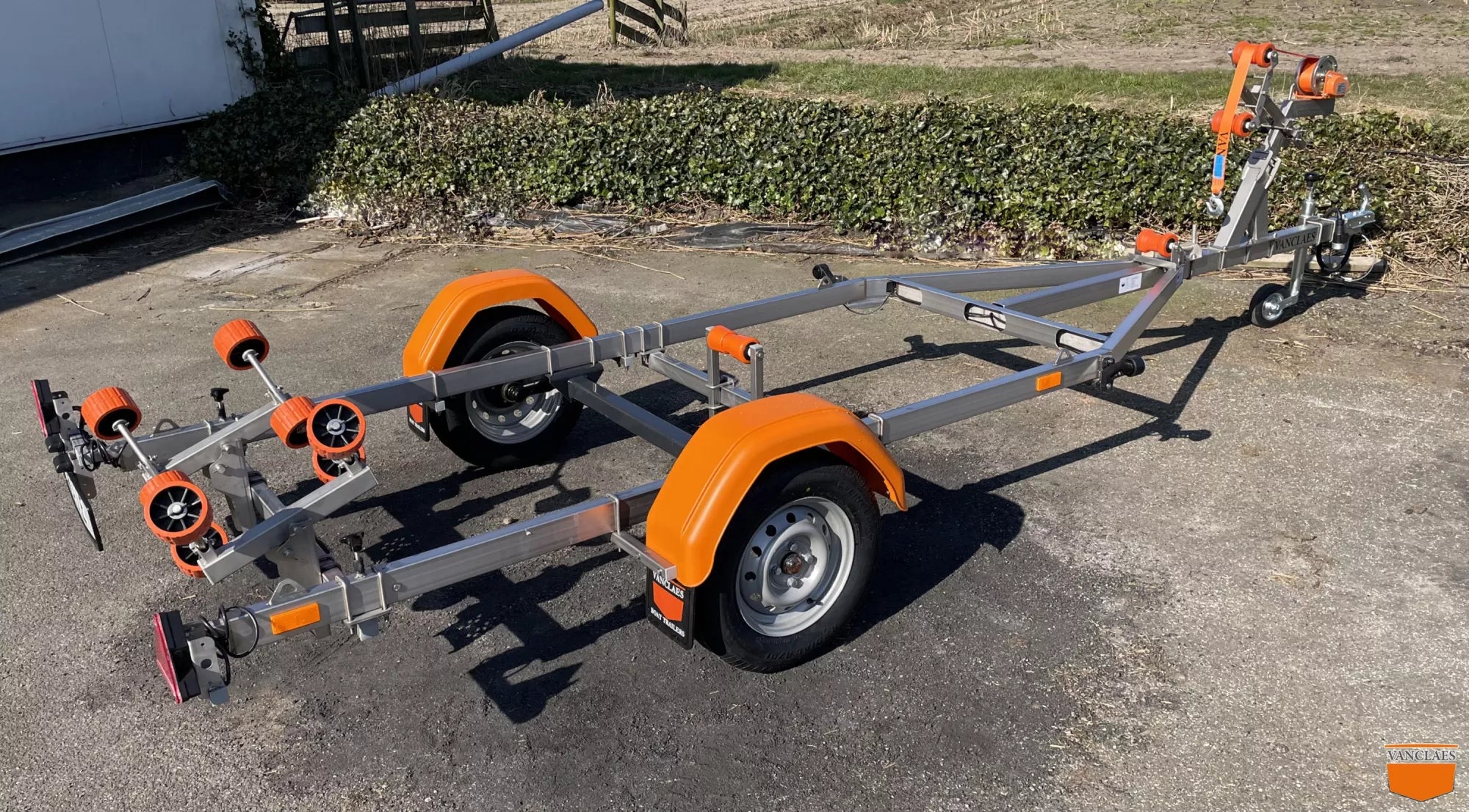 Vanclaes Wave 750-525 ongeremde boottrailer