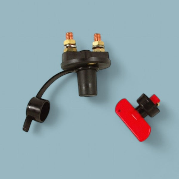 Accu Hoofdschakelaar Inbouw – 100A met Afneembare Sleutel