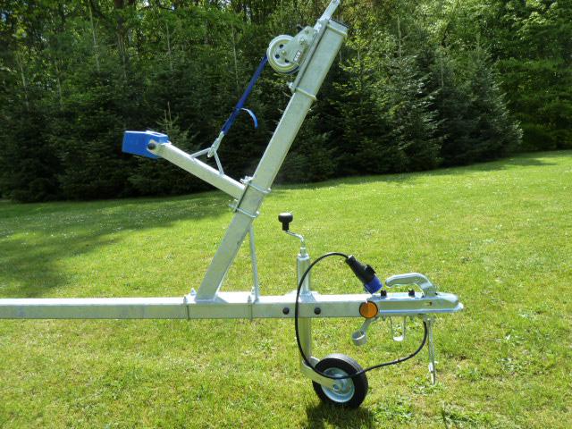 Marlin 505 ongeremde Kantel X-lang boottrailer
