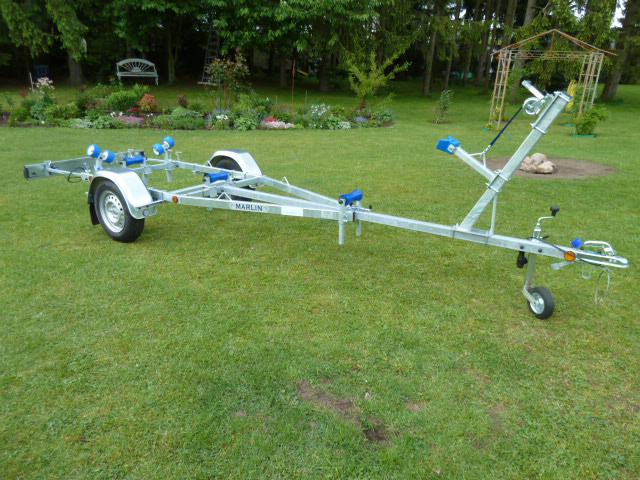 Marlin 505 ongeremde Kantel X-lang boottrailer