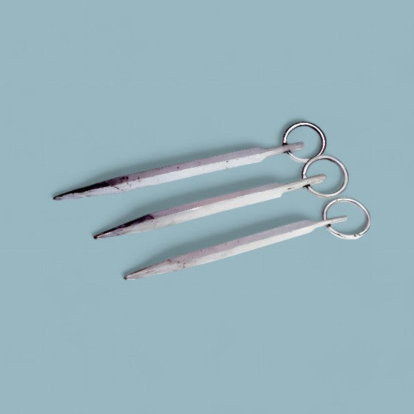 Meerpen – Verzinkt Staal met Oog (315 mm)