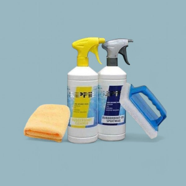 Sjippie Schoonmaakset voor Rubberboten
