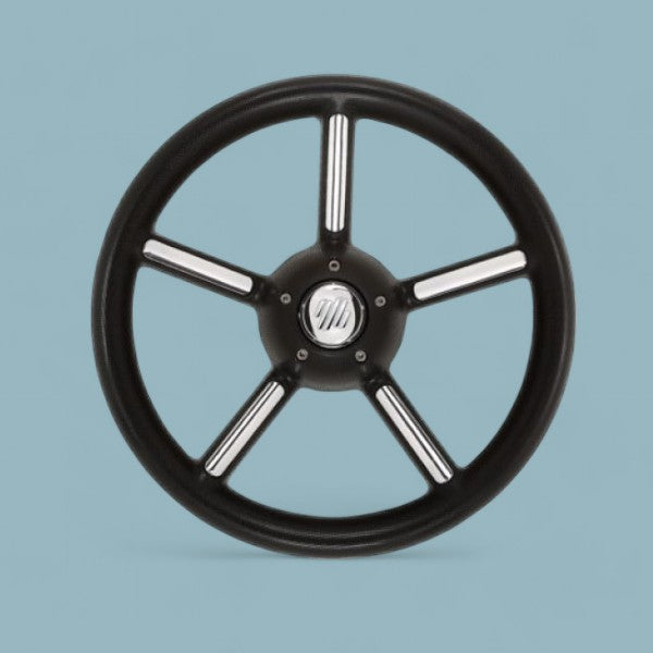 Luxe Stuurwiel met RVS Inzet – 5 Spaaks