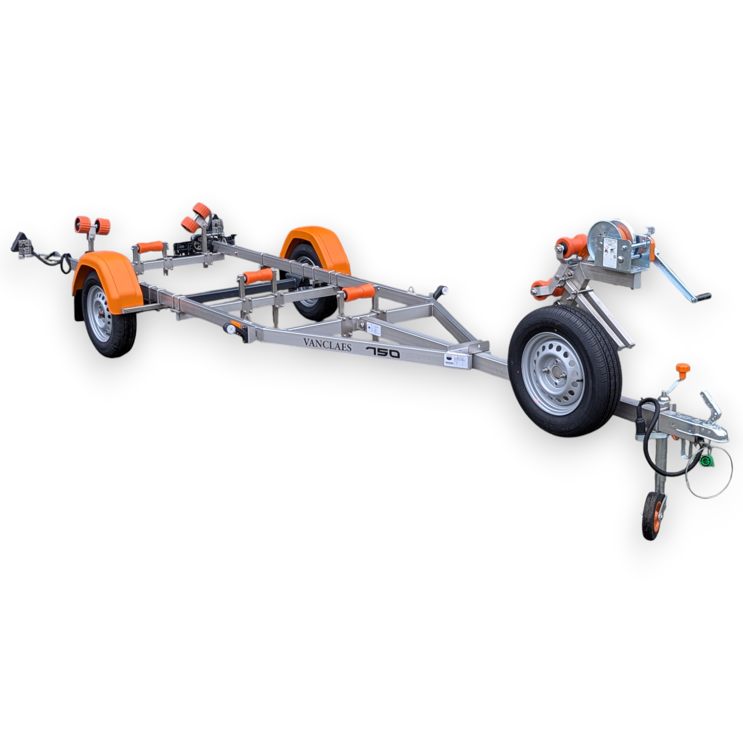 Vanclaes Base 750-525 ongeremde boottrailer