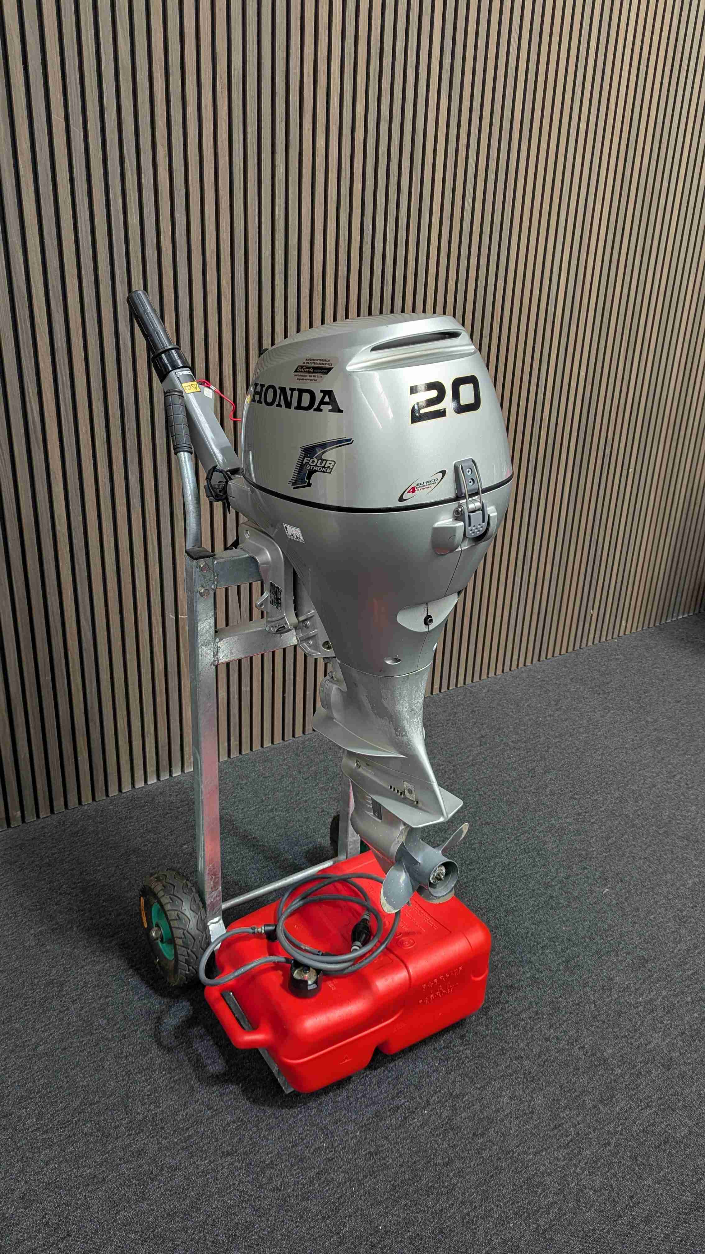 Honda 20 pk  BF 20D 4-T knuppelbediening, kortstaart