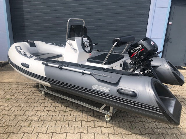 RIB 360 XCPRO + Suzuki 6 pk Verkocht
