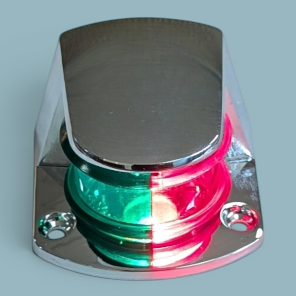 LED-Navigationslichter – Backbord und Steuerbord (12V, Chrom)