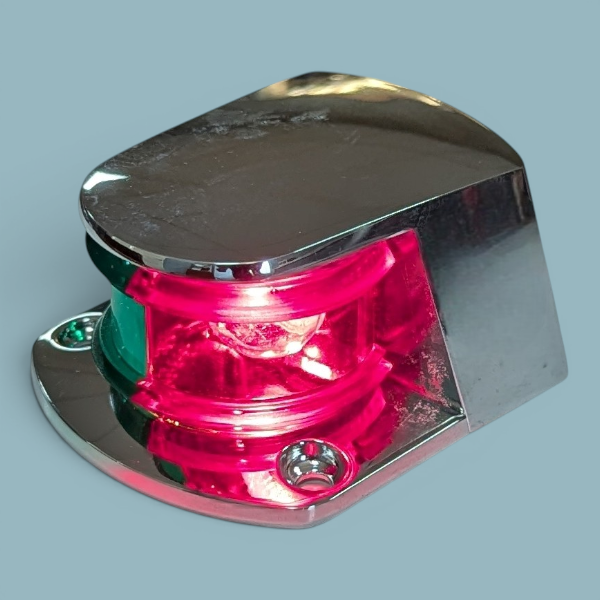 LED-Navigationslichter – Backbord und Steuerbord (12V, Chrom)