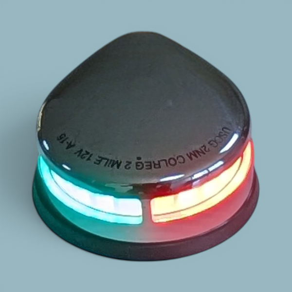 LED-Navigationslichtset (Deckmontage, Edelstahl)
