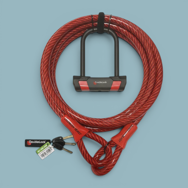 DoubleLock cable lock BEAST 5 meter