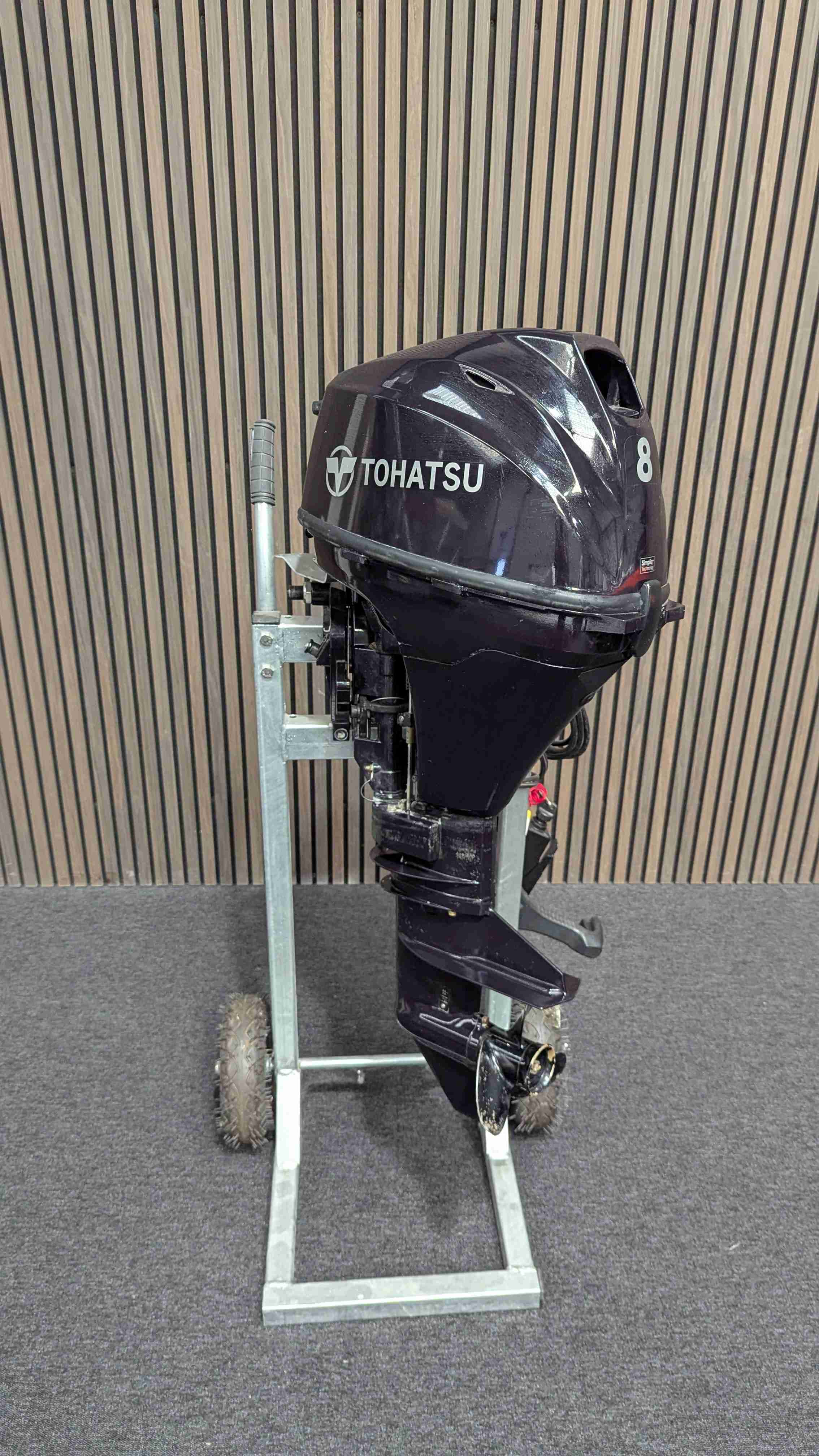 Tohatsu 8 pk EPS Afstandsbediening, Electrische start, kortstaart