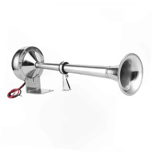 12V Marine Luchthoorn – Grote Trompet – RVS